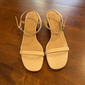 Madewell cream colored sandals